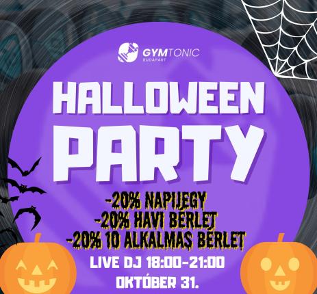 Halloween Party a GymTonicban!