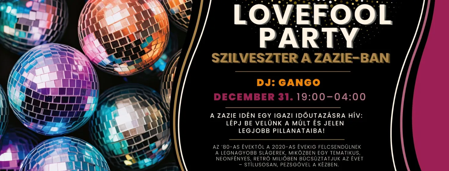 LOVEFOOL X ZAZIE - Retro New Year's Madness