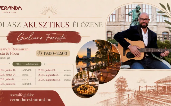 Olasz akusztikus vacsoraest - Giuliano Foresta 
