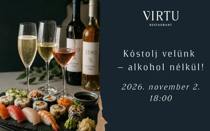 Kóstolj velünk - alkohol nélkül!