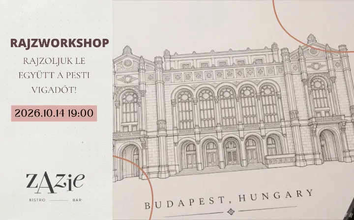 Rajzworkshop - Rajzold meg a Pesti Vigadót!