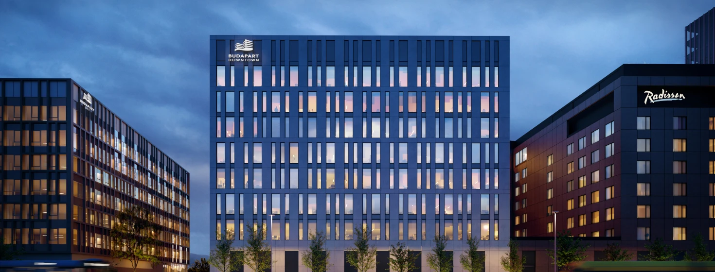 BudaPart DOWNTOWN: BudaPart expands by adding a mixed function hotel and office building