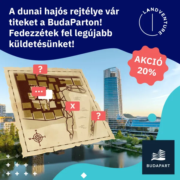 Vízparti kincskereső játék: nyomozós kalandok a BudaParton