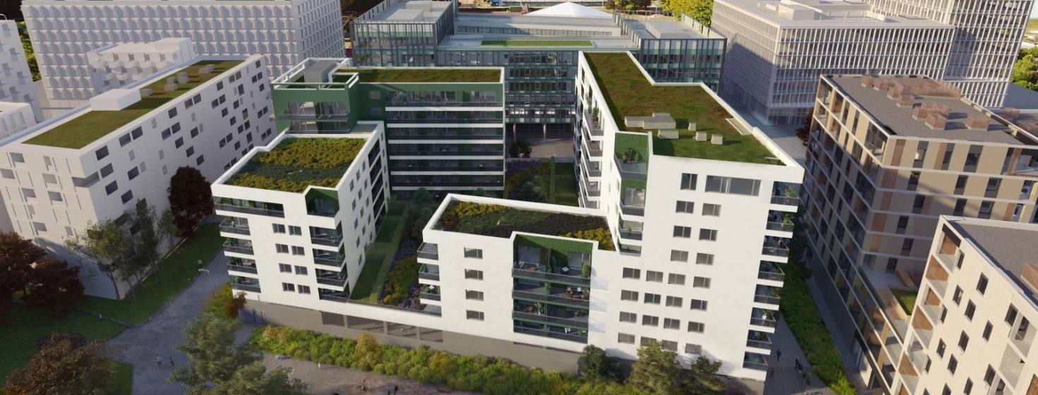 Szerkezetkész a BudaPart hatodik épülete